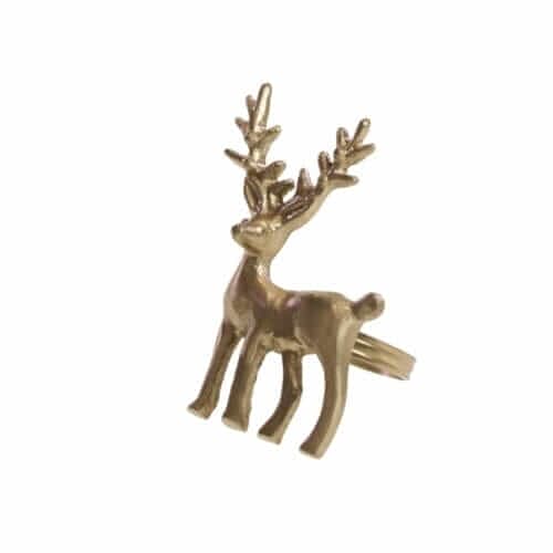 Serviettenring Hirsch gold